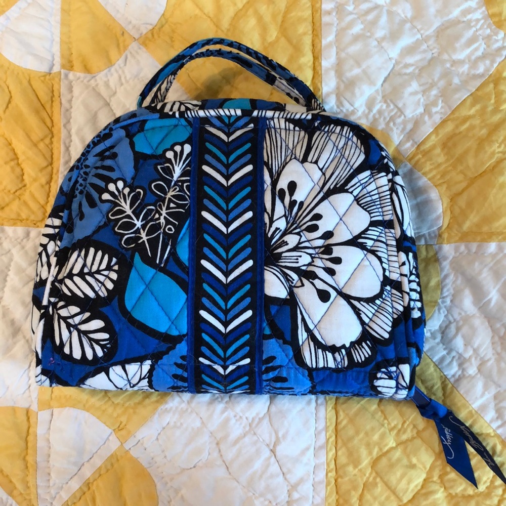 Vera Bradley Blue Bayou Jewelry Travel Case